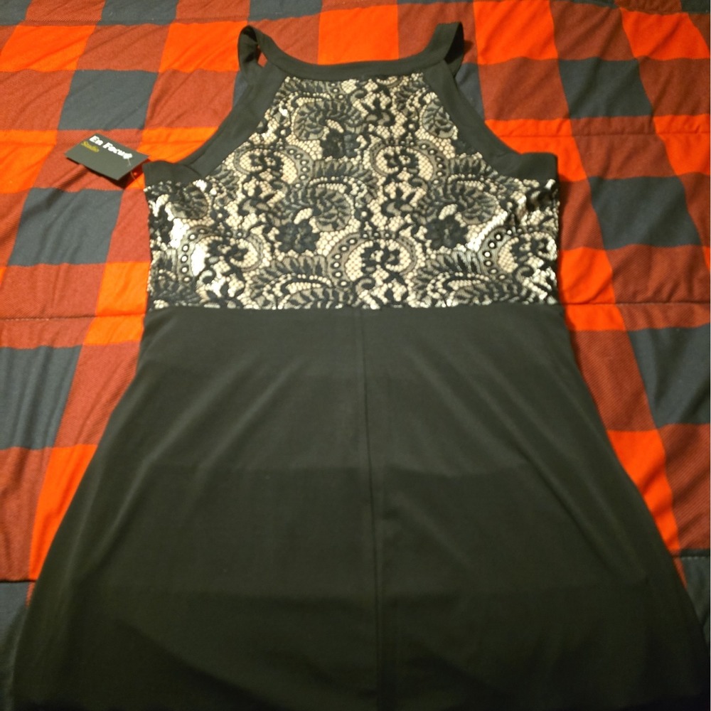 Enfocus Studio Knee Length Dress Lace Top Size 14, New‎ - Picture 5 of 7